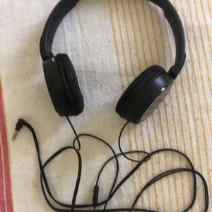 Sony Black Wired Headphones