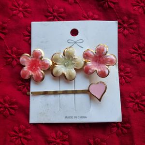 Korean Hair Pins Card Combo Of 4