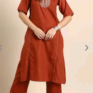 Anouk Straight Kurta Set