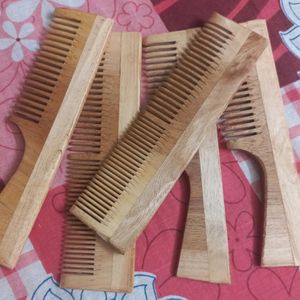 Neem Wooden Combs(5)