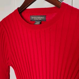 Banana Republic Ribbed Skin Fit Sweater