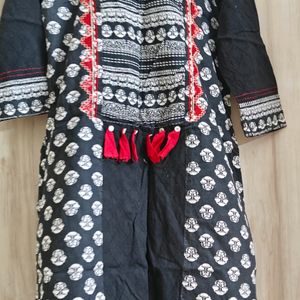 Black Kurta From Pantaloons