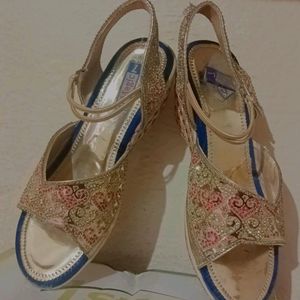 Multicolour Bridal Heel Sandals