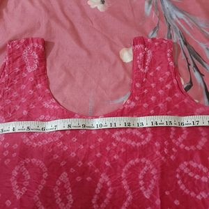 Kurti Pink Silk