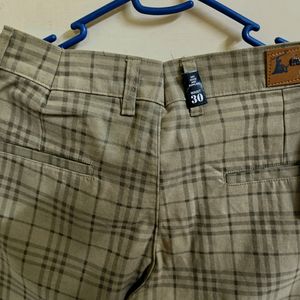 Price Drop❗Formal Khaki Checked Trousers