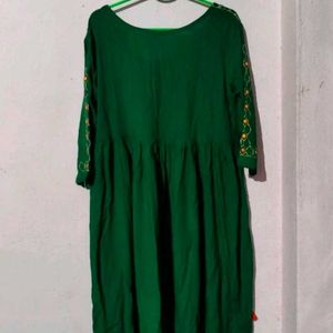 Short Floral Kurta