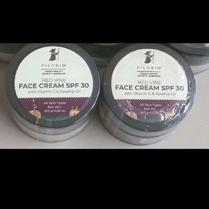 Combo Of 2 Pilgrim Red Vine Face Cream