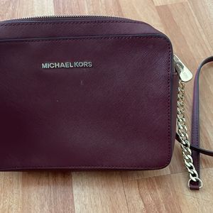 Original Micheal Kors Merlot Crossbody Bag