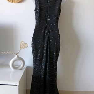 Everlaine Dimensional Sequin Gown