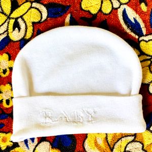 Newborn Baby Cap (White)