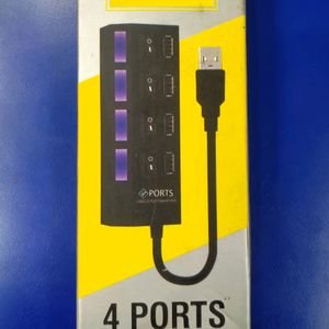 3 Ports USB 2.0 HUB (Pack Of 1)