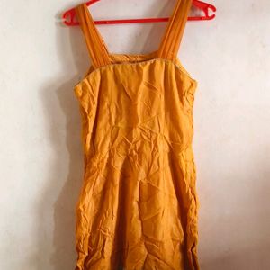 Mango Color Kurti