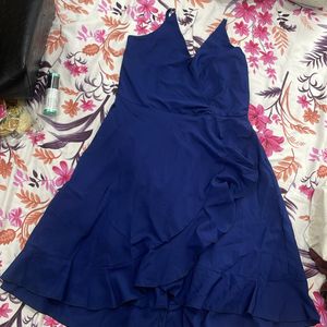 Blue Flared Dress