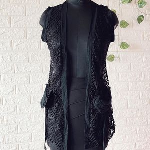 Black Lace Shrug