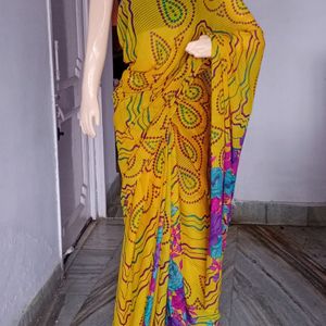 Office Wear Floral Saree