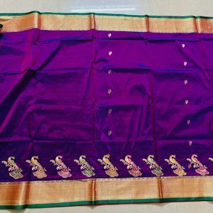 kathpadar paithani saree