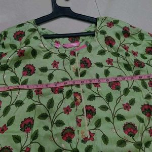 Floral Leafy Printed Kurti