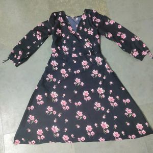 Black Floral Dress