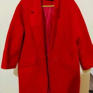 Women's red Winter coat