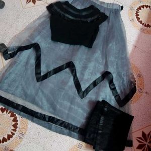 Crop Top Lehnga With Duppata