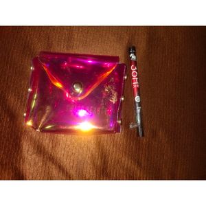 Swiss Beauty Holographic Pouch And Eyeliner Free