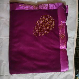 Purple Saree