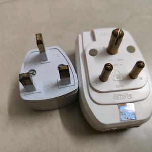 Two 3 Pin Plug For Big Appliances And Small