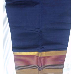 Pure Cotton Saree With Blouse Peace