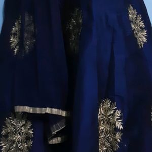 Royal Blue Ethnic Gown