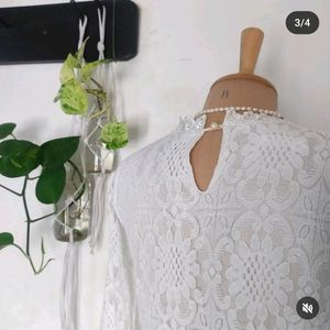 White Lace Dress