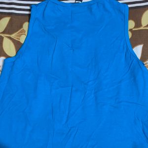 Blue Round Neck Tshirt