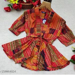 Short Kurti Type Top For Garba And Many More