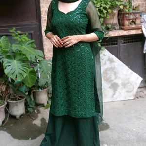 Kurta Set Plazo Dupatta