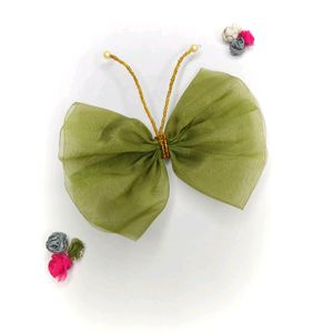 Organza Butterfly Hair Clips Combo Of 2