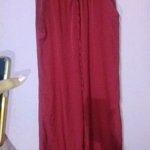 Maroon Colour Jumpsuit