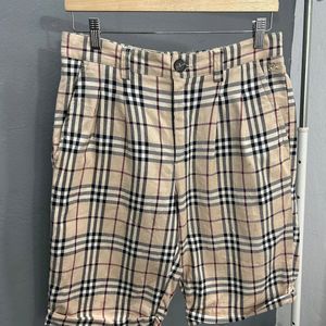 burberry plaid shorts