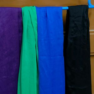 Combo Of Four Polyester Dupattas