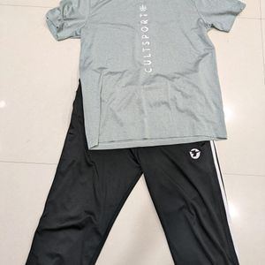 Large Size Sports Tshirt And Track Pant