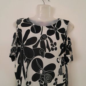 White Printed Dress (Women's)