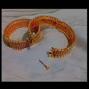 Set Of Bangles, Chain And Earings