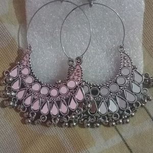 Silver Mirror Earring