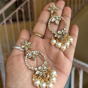 New White Pearl Earrings