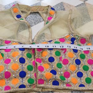 Embroidery Work Blouse Multicolour