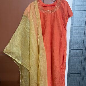 Handworked Kurta With Dupatta