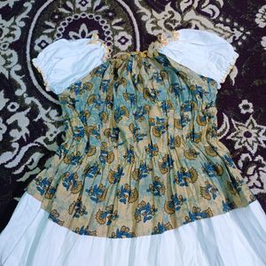 DAILY WEAR COTTON FROCK FOR KIDS