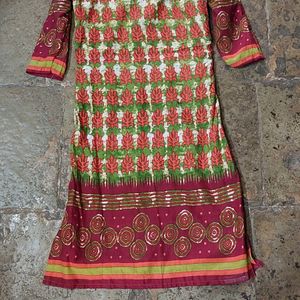 Pure Cotton Kurti And Dupatta