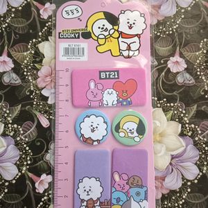 BT21 CUTE BOOKMARK😍💜 (Pink)