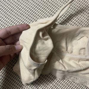 Beige Sports Bra