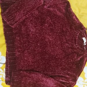 Soft Wool Warmer | RED WINE