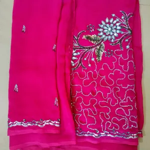 Heavy Handworked Designer Saree.